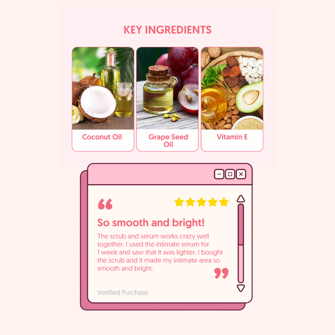 Plump & Brighten Vaginal Intimate Scrub