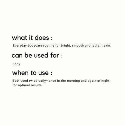 Perfect Skin Body Routine