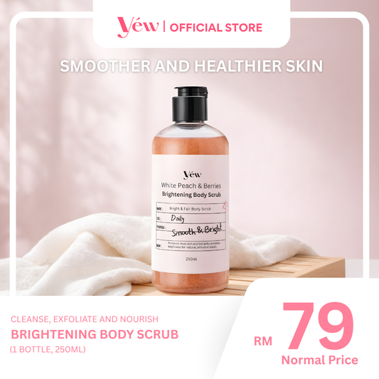 White Peach & Berries Brightening Body Scrub